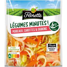 Florette Legumes Minutes Poireaux Carottes Oignons 250g Pas Cher A Prix Auchan