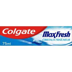 COLGATE Dentifrice Max Fresh cristaux fraîcheur menthe douce 75ml