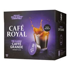 CAFE ROYAL Café grande en capsule compatible Dolce Gusto 16 capsules 120g