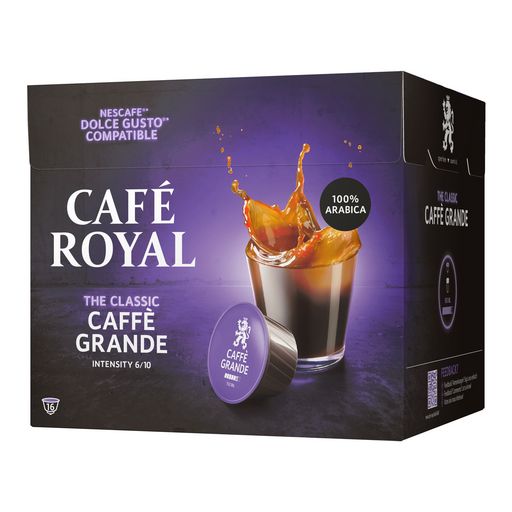 Café Royal Café Au Lait Compatible Dolce Gusto (lot de 64 capsules) 