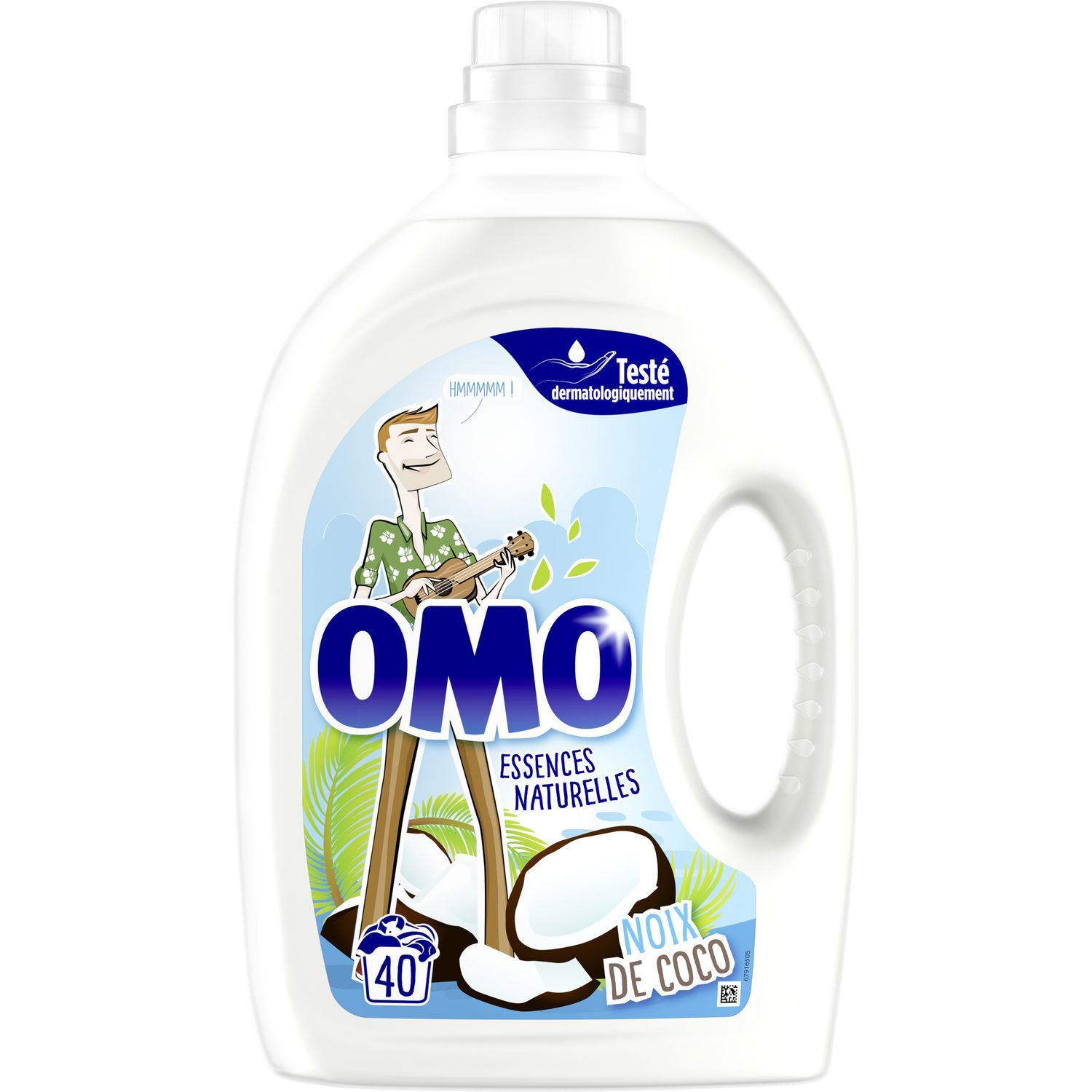 Omo Lessive Liquide Noix de Coco 52 Lavages - 2,6L - 2600 ml