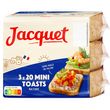 JACQUET Mini-toasts nature 60 pièces 255g