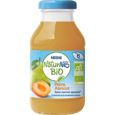 Nestle Naturnes Jus De Pommes Et D Abricots Bio Des 6 Mois 0ml Pas Cher A Prix Auchan