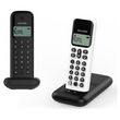 ALCATEL Téléphone sans fil - D285 Voice Duo - Répondeur - Noir/Blanc