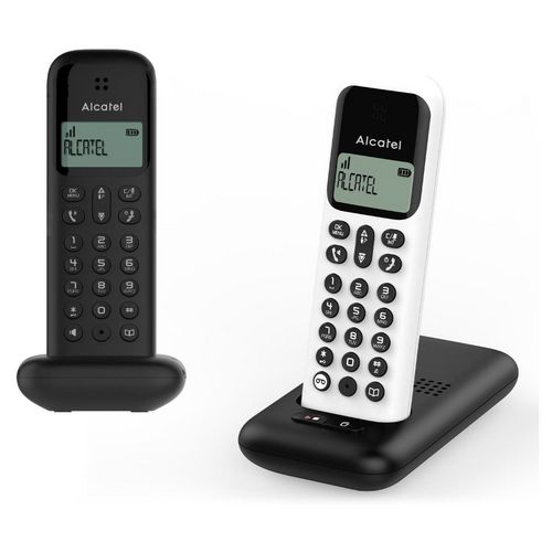 Téléphone sans fil - D285 Voice Duo - Répondeur - Noir/Blanc