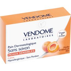 Vendome Pain Dermatologique Sans Savon Visage Corps Abricot Bio 1 Savon 100g Pas Cher A Prix Auchan