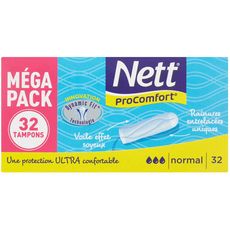 NETT Procomfort tampons voile sans applicateur normal 32 tampons