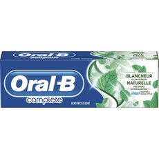 ORAL-B Dentifrice blancheur et fraîcheur naturelle menthe eucalyptus 75ml