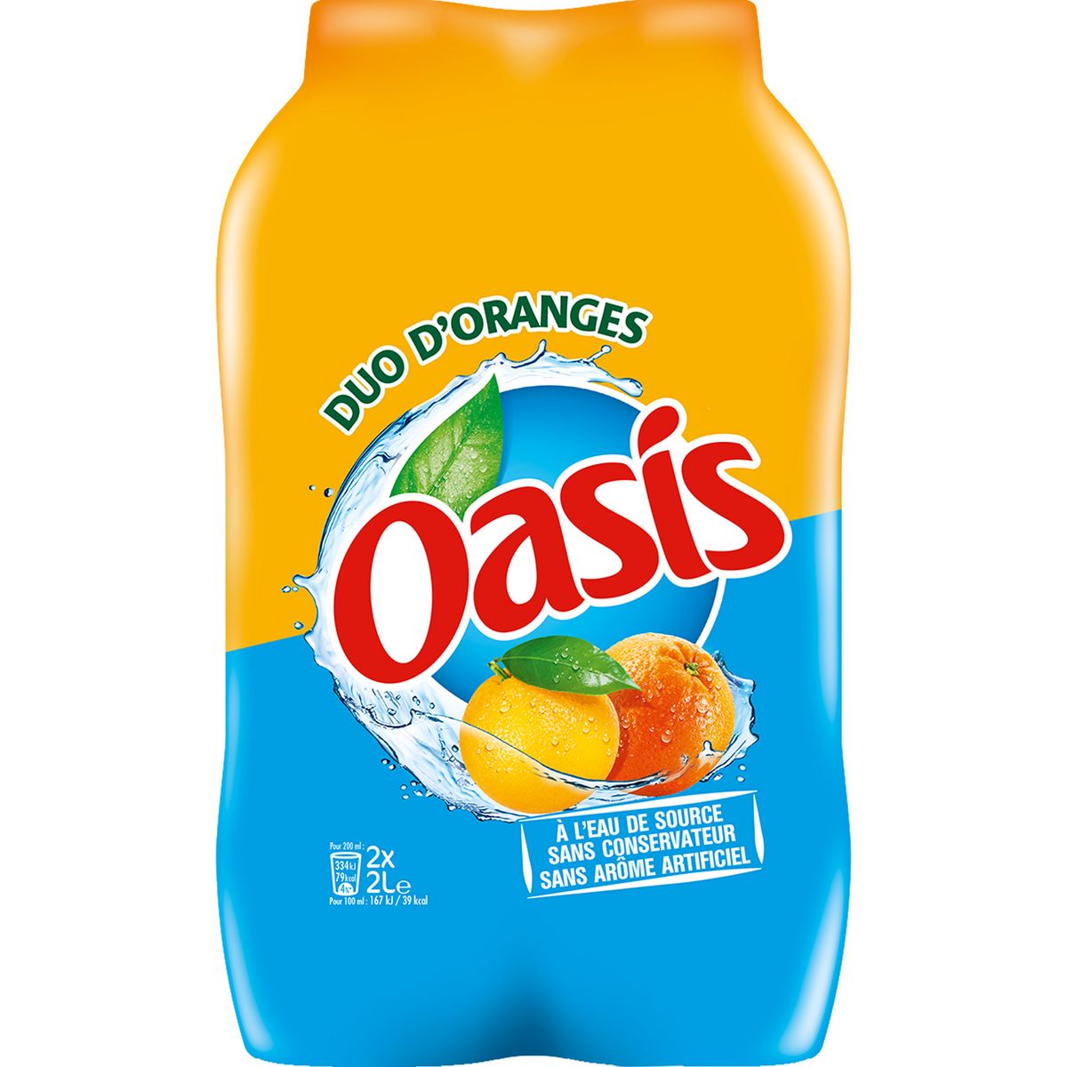 Oasis Boisson Aux Fruits Goût Orange 2x2l Pas Cher Auchanfr