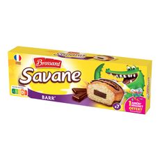 SAVANE Barr' gâteaux barre de chocolat, sachets individuels 7 gâteaux 189g