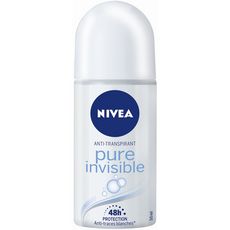 NIVEA Déodorant bille anti-transpirant pure invisible 50ml