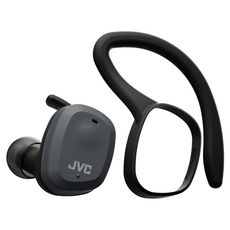 JVC Écouteurs sport sans fil Bluetooth avec étui de recharge - Noir - HA-ET45T-B