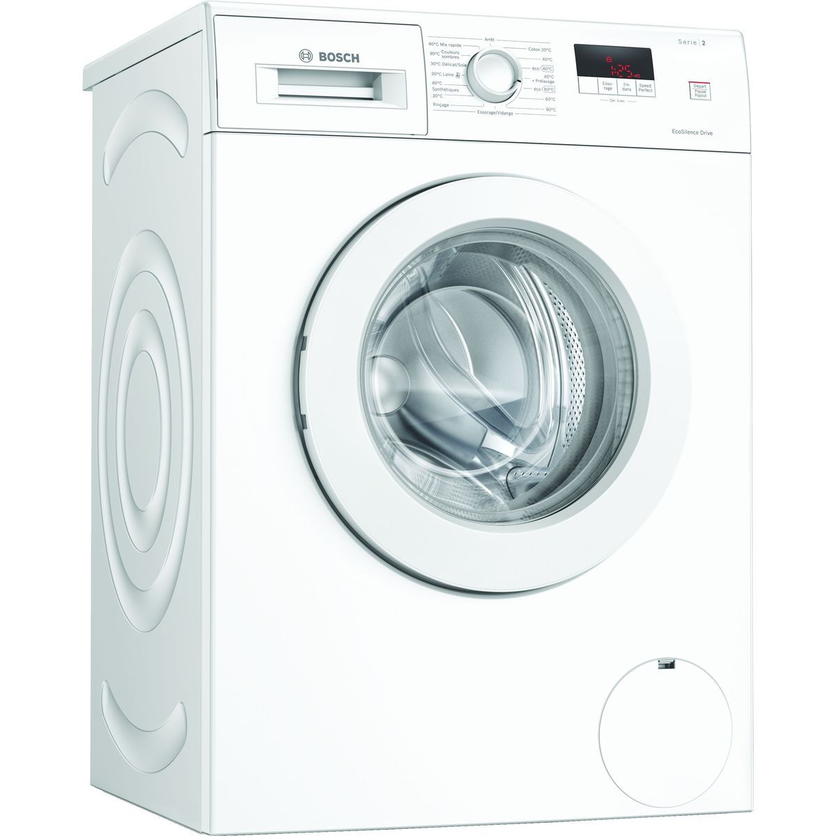 BOSCH Lave-linge hublot, WAE24166FF, 7 Kg, 1200 T/min pas cher