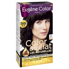 EUGENE COLOR Eugène Color Coloration permanente très longue durée 2 châtain 3 produits 1 kit