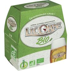 LICORNE Bière blonde bio 5% bouteilles 6x27,5cl