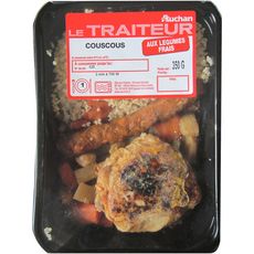 Auchan Le Traiteur Couscous Aux Legumes Et A La Viande 1 Portion 350g Pas Cher A Prix Auchan