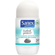 SANEX Natur Protect déodorant bille anti traces blanches 50ml