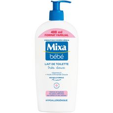 Mixa Bebe Lait De Toilette Tres Doux Hypoallergenique 400ml Pas Cher A Prix Auchan