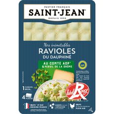 SAINT JEAN Ravioles du Dauphiné au comté et persil label Rouge 4 plaques 240g
