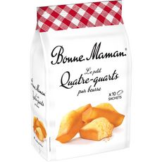 Bonne Maman Petits Quatre Quarts Pur Beurre Sachets Individuels 10 Gateaux 300g Pas Cher A Prix Auchan