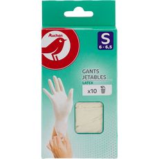 auchan gants latex