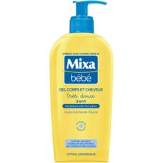 Mixa Bebe Gel Tres Doux Corps Et Cheveux A L Huile D Amande Douce 250ml Pas Cher A Prix Auchan