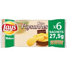 LAY'S Chips paysanne 6x27,5g