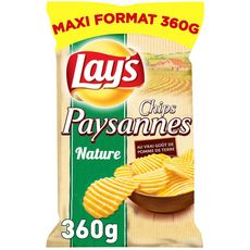 LAY'S Lay's Chips paysannes nature 360g 360g