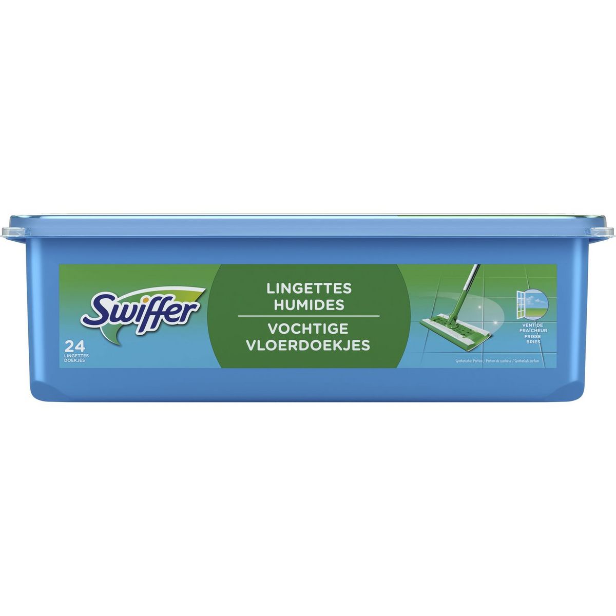 Swiffer Lingettes Imprégnées pour Sols - Vent de Fraîcheur