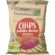 LA PARENTHESE BIO Chips de légumes panais carottes betteraves et patates douces 90g