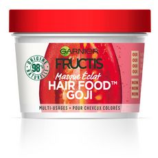 FRUCTIS Hair Food Masque éclat vegan au goji pour cheveux colorés 390ml