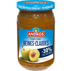 ANDROS Confiture de reines-claudes allégée en sucres 350g
