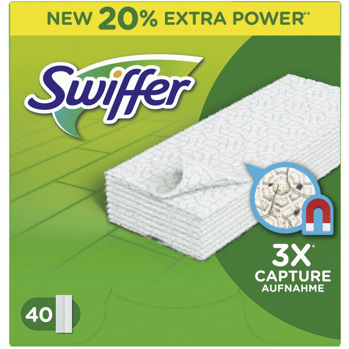 Promo Lingette balais systeme anti poussiere swiffer chez Auchan