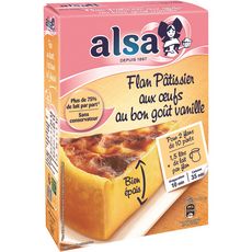 ALSA Préparation flan pâtissier aux oeufs 2x10 parts 720g