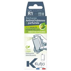 KUTJO Recharge pour spray Kutjo K1 nettoyant smartphones et tablettes - Huiles essentielles Menthe poivrée