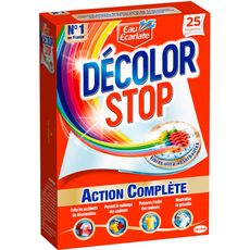 DECOLOR STOP Lingettes anti-décoloration action complète 25 lingettes