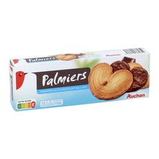 Auchan Palmiers Biscuits Feuilletes Nappes Au Chocolat Au Lait Sachets Fraicheur 2x6 Biscuits 110g Pas Cher A Prix Auchan