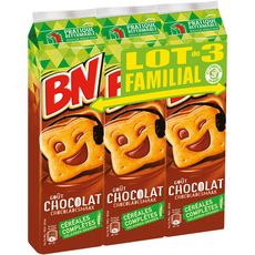 BN Biscuits fourrés goût chocolat Lot de 3 885g
