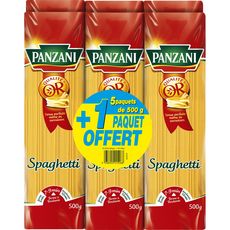 Panzani Spaghetti qualit  or 6X500G pas cher  prix Auchan