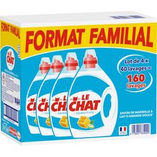 Le Chat Lessive Diluee Sensitive 160 Lavages 4x2l Pas Cher A Prix Auchan