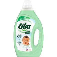 Le Chat Lessive Liquide Bebe A L Aloe Vera 30 Lavages 1 5l Pas Cher A Prix Auchan