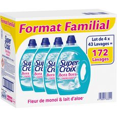 Super Croix Lessive Liquide Bora Bora 172 Lavages 4x2 15l Pas Cher A Prix Auchan