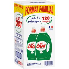 Le Chat Le Chat Lessive Liquide Au Bicarbonate Format Familial 1 Lavages 2x3l 1 Lavages 2x3l Pas Cher A Prix Auchan