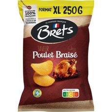 BRETS Brets Chips saveur poulet braisé 250g 250g