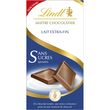 LINDT Tablette de chocolat au lait dégustation extra fin sans sucres ajoutés 1 pièce 100g