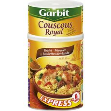 GARBIT Couscous royal poulet merguez et boulettes de viande 1,250kg