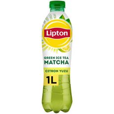 LIPTON Boisson à base de thé vert saveur yuzu 1l