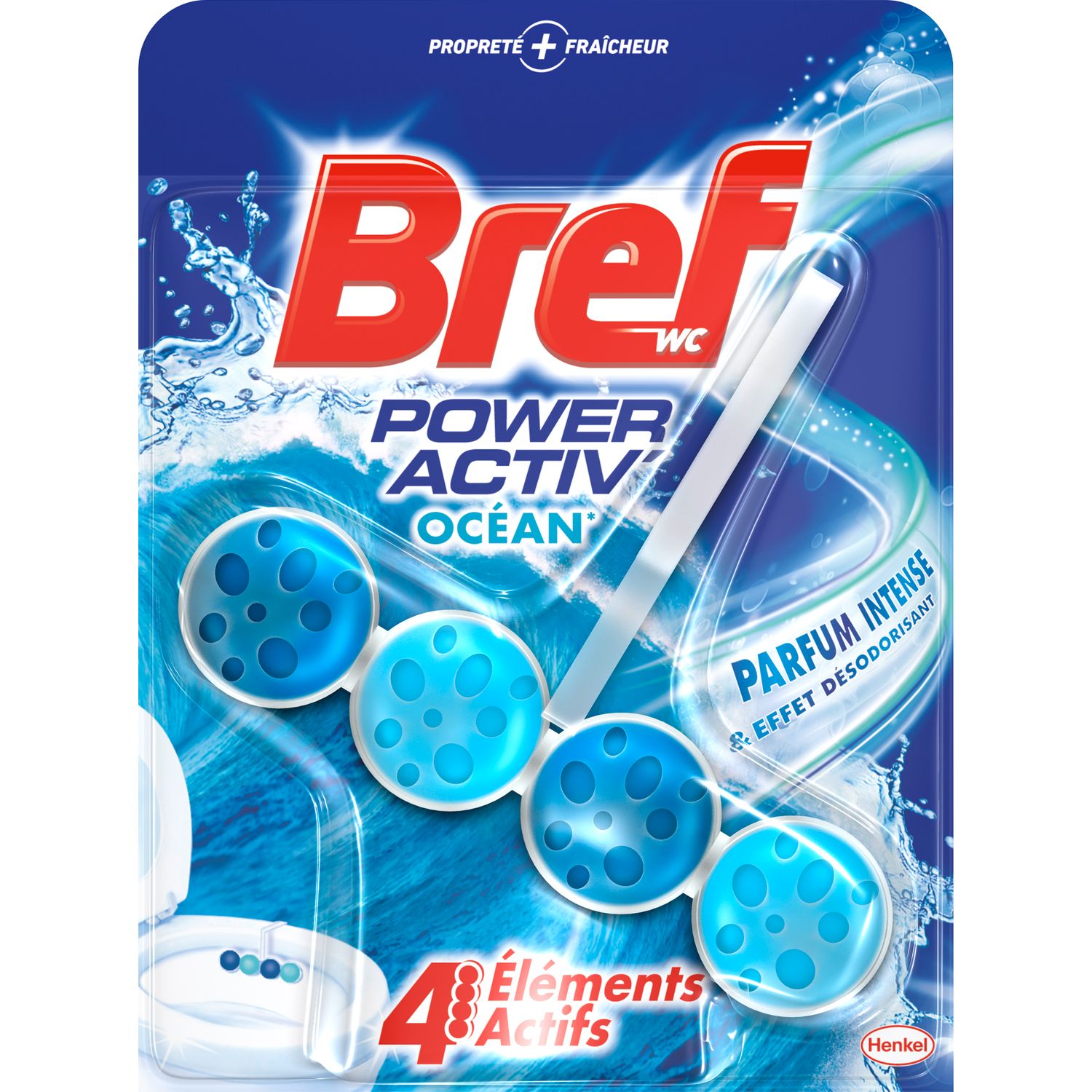 BREF WC Bloc WC Blue Activ' fraîcheur eucalyptus 2 blocs pas cher