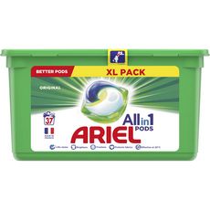 ARIEL Ariel Pods Allin1 Lessive en capsules x37 lavages 37 lavages 37 capsules