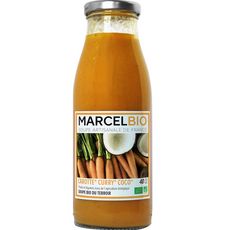 MARCEL BIO Soupe carotte curry et coco bio 48cl